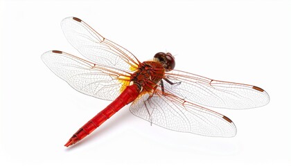 dragonfly isolated on white