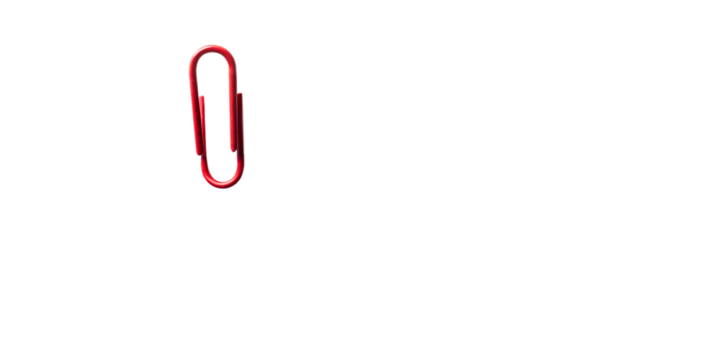 A Single Red Paperclip on a Pure Black Background Isolated and Simple
