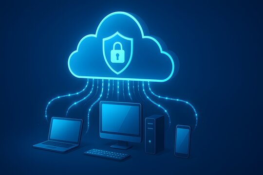 Secure Cloud Storage Concept with Computer and Smartphone Devices