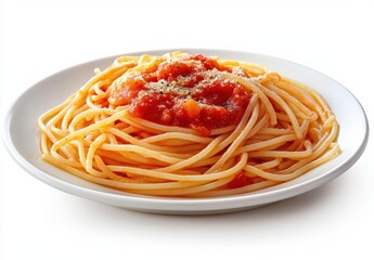 spaghetti and tomato sauce