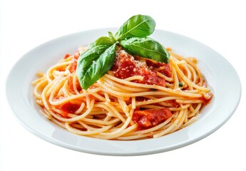 spaghetti with tomato sauce