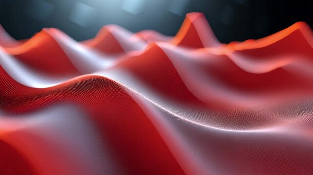 Abstract colorful wave pattern with dynamic curves and flowing graphic textures in vibrant shades and intricate dot designs for creative backgrounds