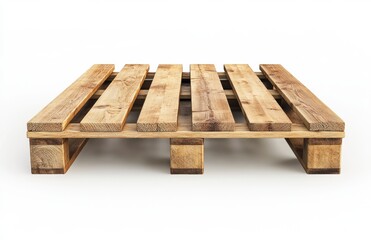 wooden chair isolated on white