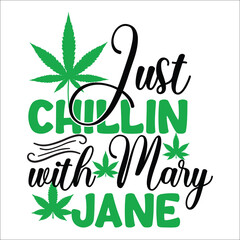 Fototapeta premium Weed Svg Design,marijuana leaf svg design