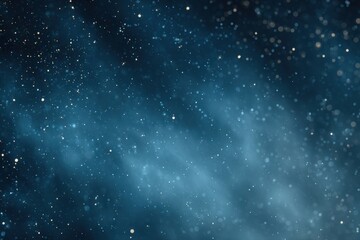 Fototapeta premium Cosmic space background shining in deep blue tone