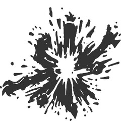 Gutting the Earth Vintage Illustration Vector