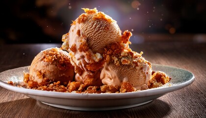 delicious fried ice cream