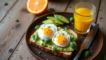 easter eggs and toast