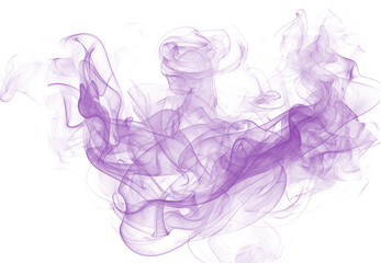 Abstract Purple Mist Smoke Effect PNG for Surreal and Dreamy Background Design