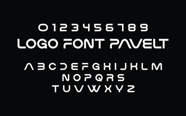 Modern Futuristic Font: Paveltt Display Typeface