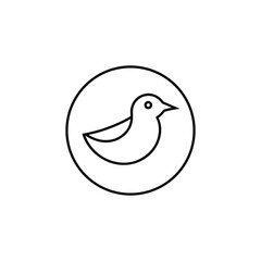 vector illustration of a dove vector illustration art icon