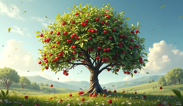 The berries are clustered tightly on a branch, whereas many other fruits grow individually or in larger, different-sized clusters, 4K and HD Image