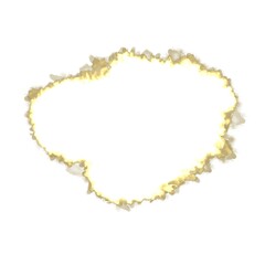 Bright Yellow Ring with Electric Fire Effect.