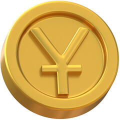 Obraz premium Chinese Yuan Coin