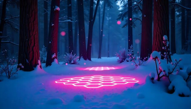 Neon Hexagonal Grid with Vibrant Pink and Blue Futuristic Glow

Futuristic Tech Background with Glowing Hex Grid in Neon Hues

Digital Sci-Fi Aesthetic Featuring Pink and Blue Neon Hex Patterns

High-