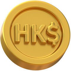 Hong Kong Dollars Coin