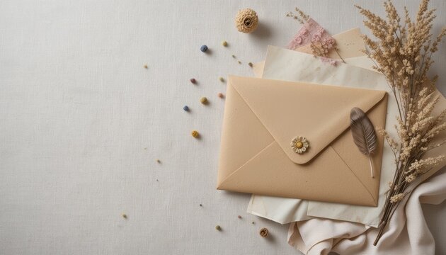 envelope with a letter