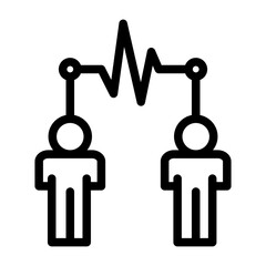 telecommunication line icon