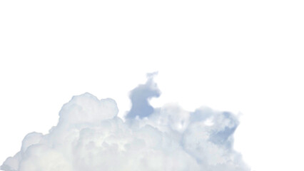 white clouds over blue sky