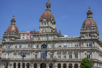 Obraz premium Frühling in A Coruna
