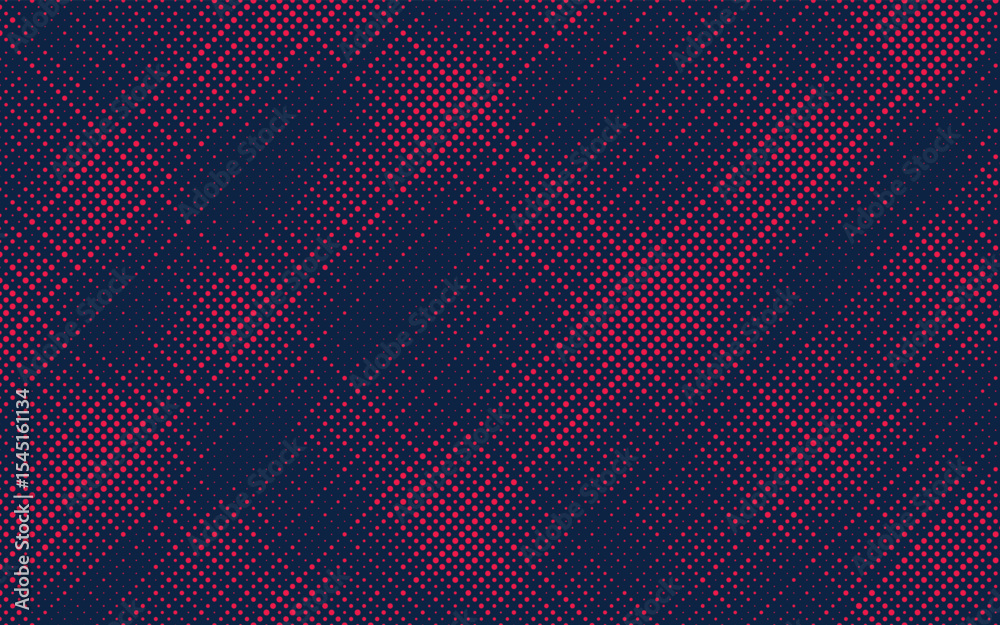 Aufkleber Halftone background vector, abstract backdrop design with two tone pattern and copy space for edit your content	