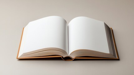 Blank hardcover book displayed on a white background invites creativity and inspiration for writing endeavors