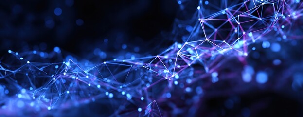 Technology abstract concept. Connection points and lines background. High quality