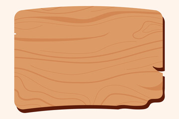 Wooden Sign Board Box Vector Design