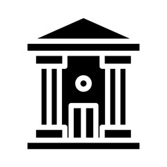 courthouse glyph icon