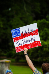 NoKings protest sign