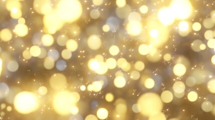 Obraz premium Abstract bokeh background of golden lights