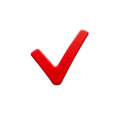 red check mark