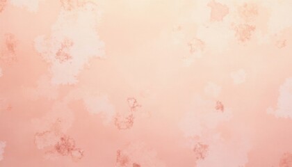 Soft peach and cream hues create a dreamlike abstract backdrop with delicate cloud-like formations.