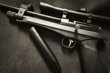 Pistol trigger target close-up sport sports shooter marksman hobby defense firearm rifle ammunition...