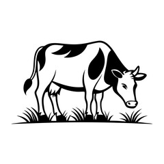 Fototapeta premium vector image of a cow