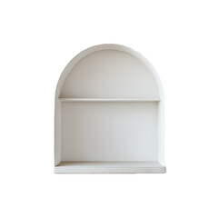 Arch Window in White Textured Wall on white background,png