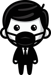 People Wearing Face Mask Icon for Health