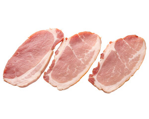 raw pork chops