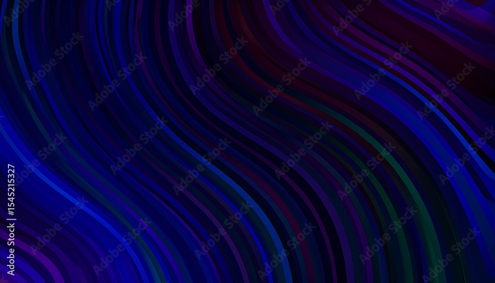 Poster Abstract flowing color lines pattern.