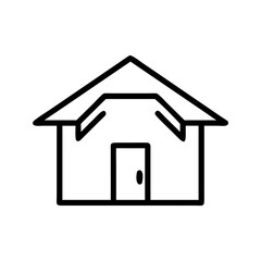 house icon on white background
