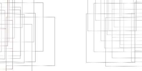 Abstract colorful golden geometric square and triangle shape, Abstract golden lines pattern texture business background. perfect random abstract line background.  Geometric white background with gray 