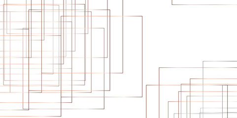 Abstract colorful golden geometric square and triangle shape, Abstract golden lines pattern texture business background. perfect random abstract line background.  Geometric white background with gray 