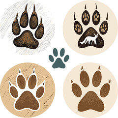 Fototapeta premium Animals logos collection. Animal logo set. Isolated on White background.