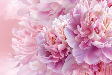 Fototapeta premium Wildflower peony flower pattern in a watercolor style isolated. Aquarelle wild flower for background, texture, wrapper pattern, frame or border.