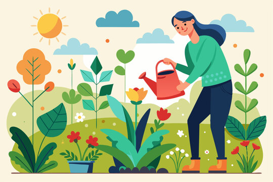 Perfect for gardening, farming, eco lifestyle, and agriculture concepts. Ideal for educational, promotional, or seasonal content related to home gardening and plant care