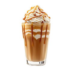 Caramel Macchiato with Whipped Cream and Caramel Drizzle