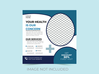 Modern Healthcare Social Media Design
