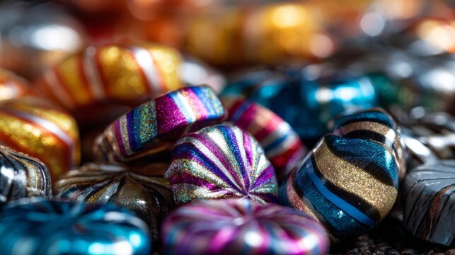 Colorful handcrafted woven bracelets displayed in closeup pattern arrangement for fashion accessory artisan product branding