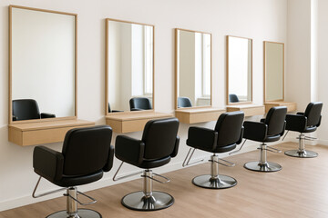 Row of chairs.