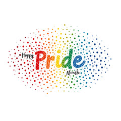 Happy Pride Month Celebration Banner 